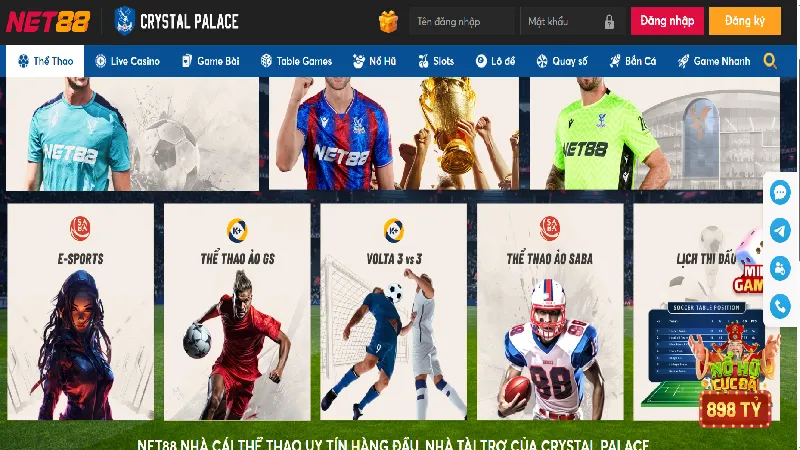 Giao diện Net88 thân thiện, được đánh giá cao.